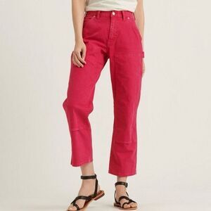 Lucky Brand cargo Carpenter pink pant size 28